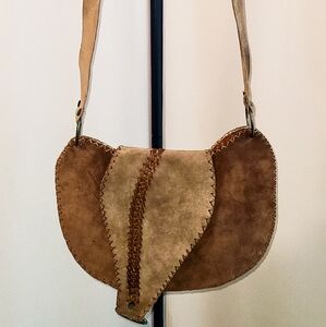 Brown Suede Women's Bag
